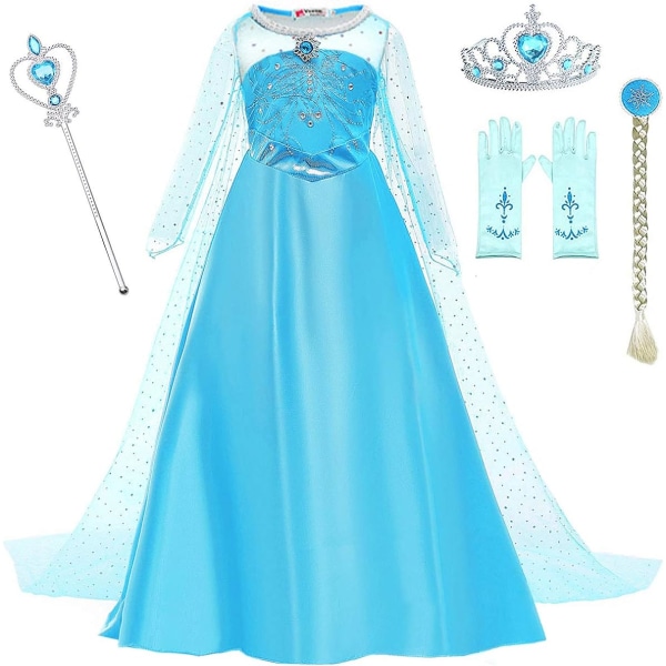 TNYOU Princess Costumes Party Dress Up Kläder för flickor