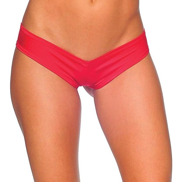 YZONE Super Micro-shorts för kvinnor, röda One Size