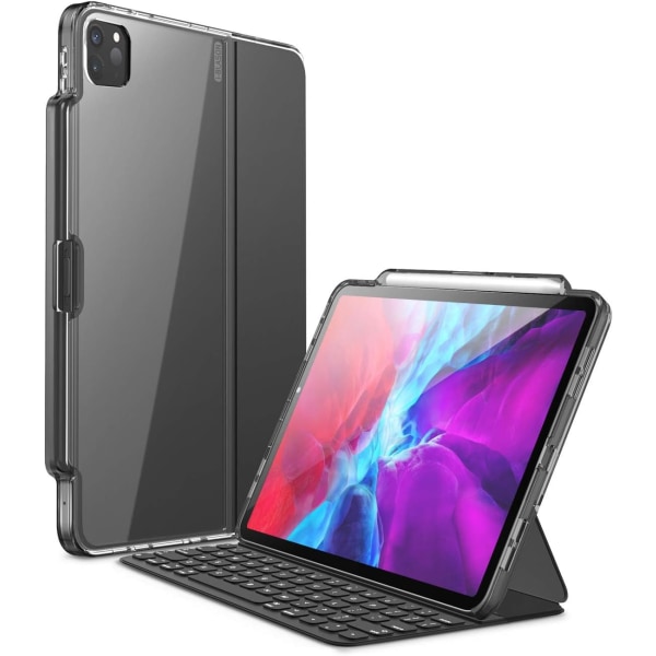 lason Halo Series Fodral för Nya iPad Pro 11 Tum (2020/2018 Utgåva), [ENDAST för användning med Smart Keyboard Folio; Kompatibel Svart