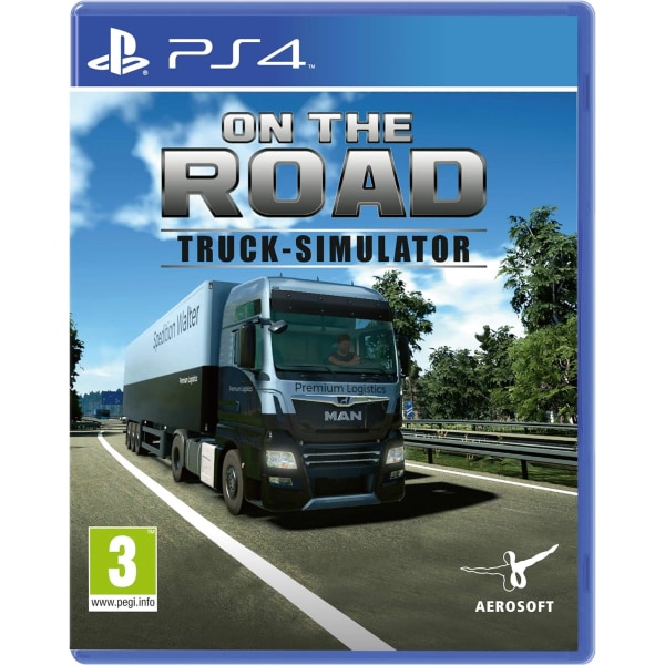 rosoft On The Road Truck Simulator PlayStation 4-videospel