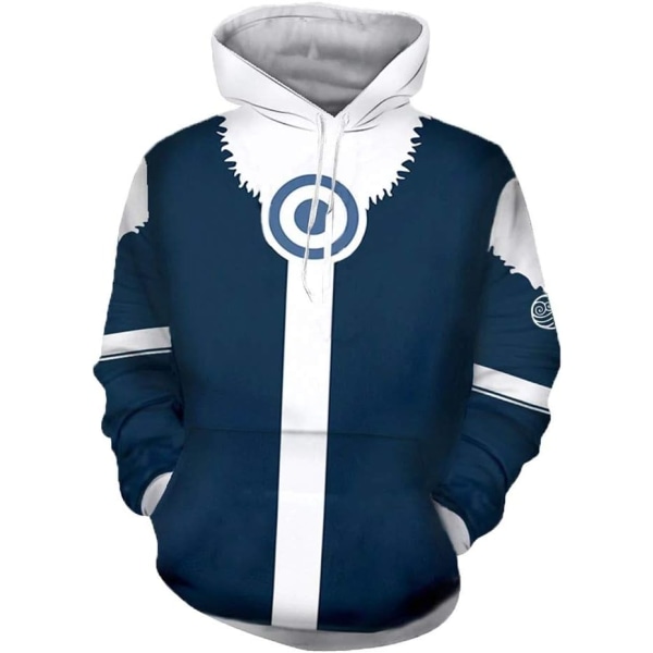 s Avatar Hoodie/T-Shirt Korra Cosplay Kostymjacka 3D Tryckt Pullover Tröjor Färg 28 Medium