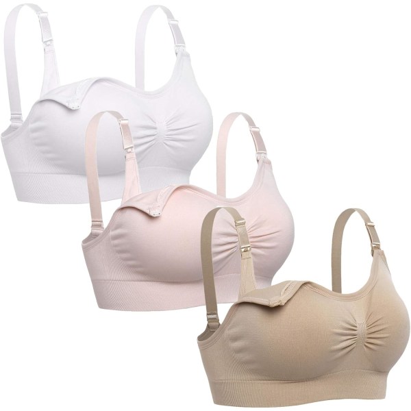 Laly Dam sömlös amningsbehå sovande moderskaps-bralette för amning