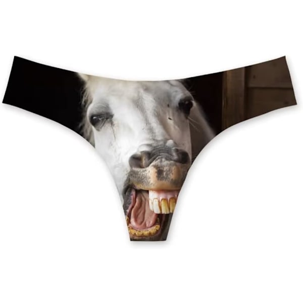 haitong Roliga underkläder kvinnor sexiga andningsbara högskurna trosor låg midja cheeky hipster S-3XL häst stor