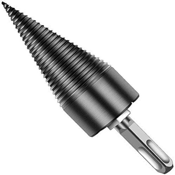 Fewood Log Splitter Drill, Wood Splitter Drill Bits,Heavy Duty Drill Screw Cone Driver för hushålls elektrisk borr (Square Shank)