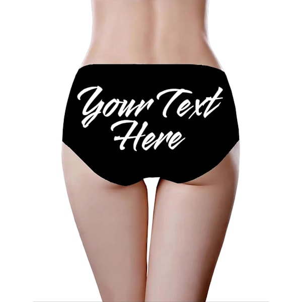 ssx Dam Fashion Flirty Sexig Rolig Naughty 3D Tryckt Söta Underkläder Briefs 1 Här X-Large