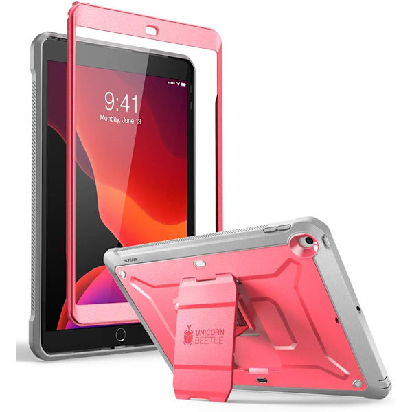 Ucorn Beetle Pro Series Fodral för iPad 10.2 (2020/2019), med inbyggt skärmskydd Skyddande fodral för iPad 8:e generationen 2020/iPad 7:e generat