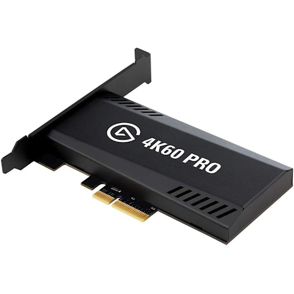 Eato Game Capture 4K60 Pro MK.2 - 4K60 HDR10 Capture och Passthrough, PCIe Capture Card, Överlägsen Låg Latens Teknologi