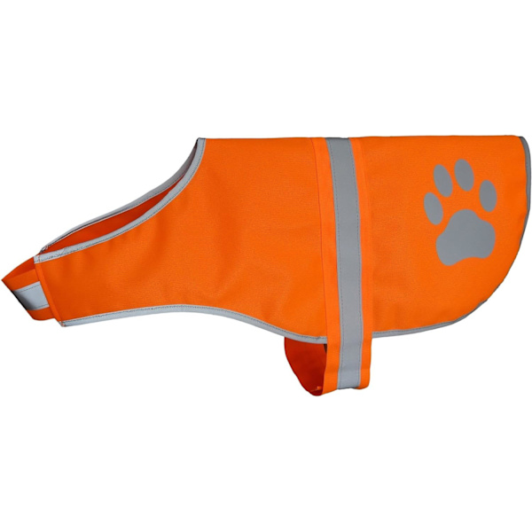 do Dog Reflexväst Hög Synlighet Säkerhetsjacka för Promenader Löpning Vandring för att Hålla Hundar Synliga Säkra från Bilar och  Orange XXL