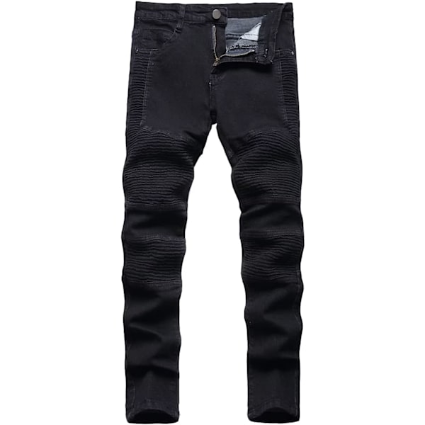 GAO Pojk Distressed Ripped Skinny Jeans