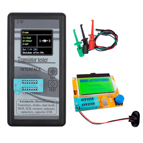 CYTOOL Transistor Tester, Mosfet Transistor Kondensator Tester, Mega328 LCR-T4 NPN PNP Transistor Diod Resistor Inductor Kapacitans MOS SCR ESR PNP