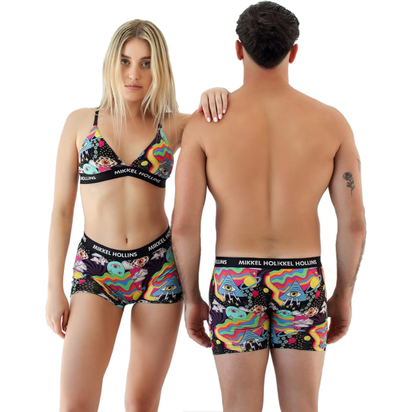 kel Hollins Mix & Match Underkläder för Par - Herr och Dam Underkläder-för att Göra Komplett Set Välj 3 Artiklar Separat Popsicles HIPST Large