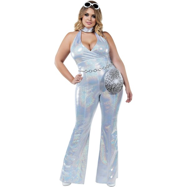 rline Dam Atlantis Queen Costume Silver 1X