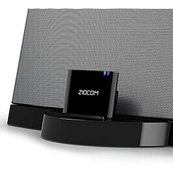 ZCOM 30-stifts Bluetooth mottagare ljudadapter för iPhone iPod Bose SoundDock och andra 30-stifts högtalare (ej för bil och motorcykel)