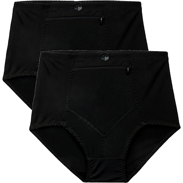 bh Damunderkläder Kvinnors Resa Fickunderkläder Bälte Kalsonger S-5XL 2 Pack Resa Z 3X-Large Plus