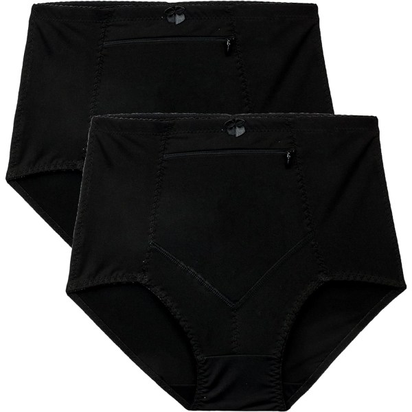 bh Lingerie Damunderkläder Resficka Kvinnor Kalsonger Bälte Kalsonger S-5XL 2 Pack Resa Z X-Large