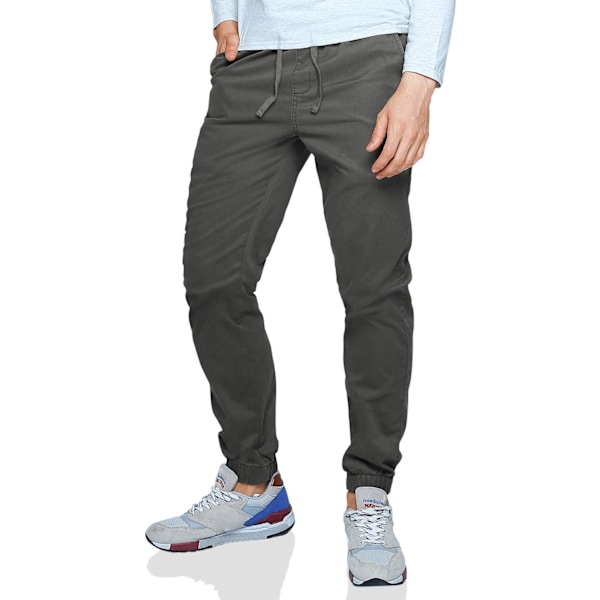 ch herr Chino Jogger byxor 6058 R-grön 40