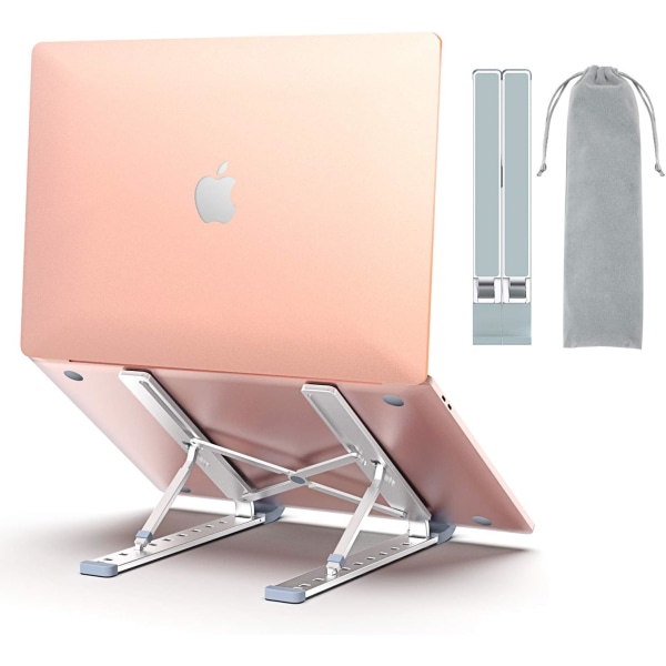 Aminum Laptop Stand, Ergonomisk justerbart notebookställ, Riser Holder Datorställ