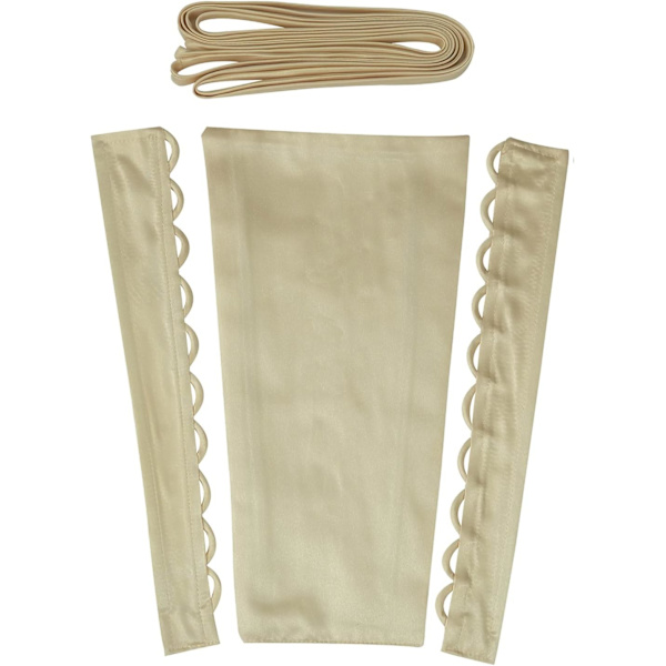 set Back Kit Lace up för kvinnors klänning Loops Extender bröllopsklänning dragkedja ersättning justerbar passform satin champagne 10\"