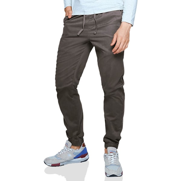ch herr Chino Jogger byxor 6058 gråaktig Gr 29