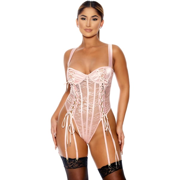 Play Womens Always Cinched Teddy Blush Small