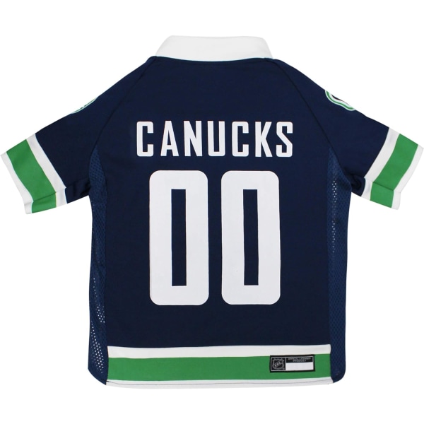 s första NHL Vancouver Canucks-tröja för hundar och katter, liten. - Låt ditt husdjur vara ett riktigt NHL-fan! Vancouver Canuc liten hockeytröja