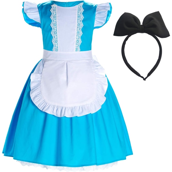 Pncess (Snö, Belle, Lilla sjöjungfrun, Anna, Askungen, Rapunzel) Kostym för toddler födelsedag 2T-6T