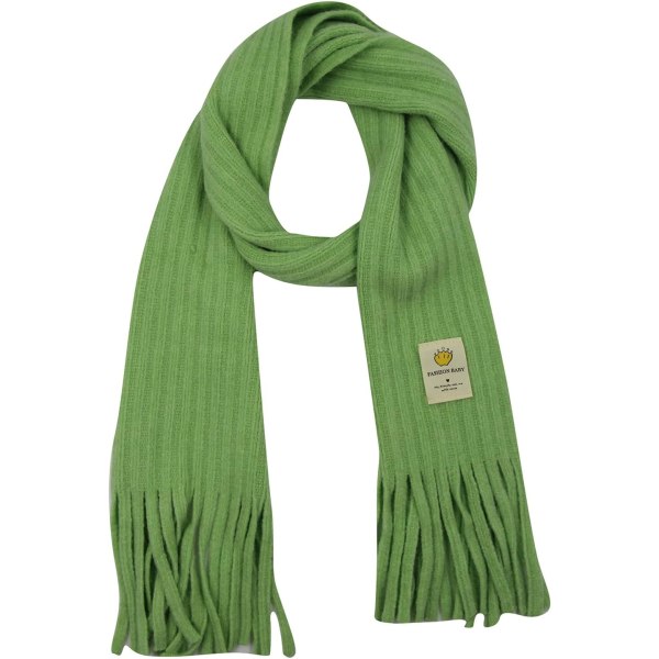 y Barn Stickad Vinterhalsduk Tassel Mjuk Varm Hals Varm Wrap för Pojkar Flickor