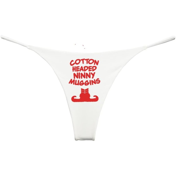 thern Sisters Cotton Headed Ninny Muggins Thong G String Funny Christmas X-Large