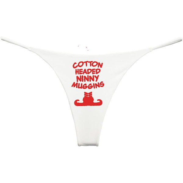 thern Sisters Cotton Headed Ninny Muggins Trosa G-string Rolig Jul  X-Large