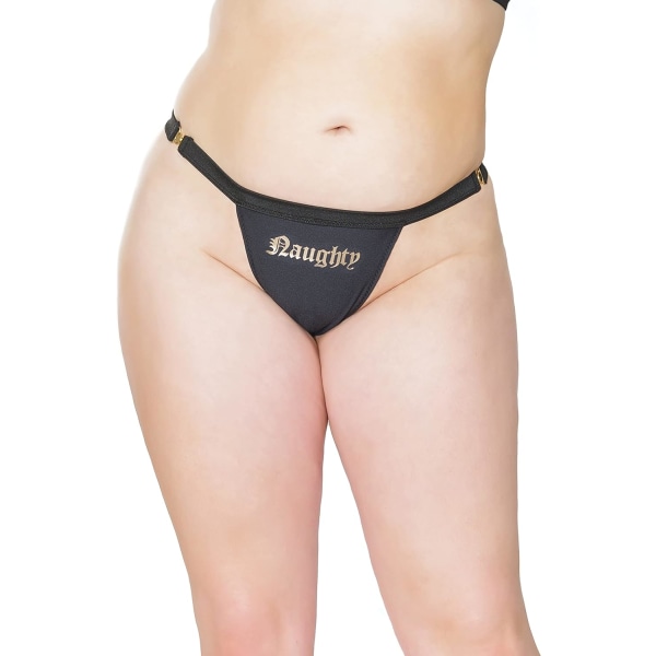 uette Dam Plus Size Panty Svart OSXL, Svart, One Size Plus