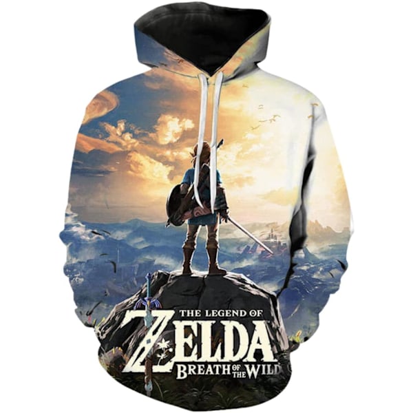 Cosplay Legend of Zelda Breath of The Wild Twilight Princess Känguru  Hoodies - Unisex Pullovertröjor  Medium