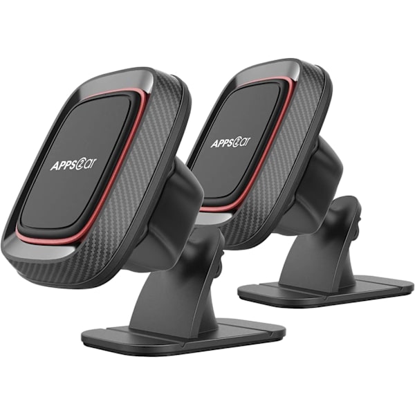[Paket] Magnetisk telefonbilsfäste, APPS2Car robust självhäftande mobiltelefonhållare bil inbyggda fantastiska starka magneter, handsfree magnetisk biltelefonhållare
