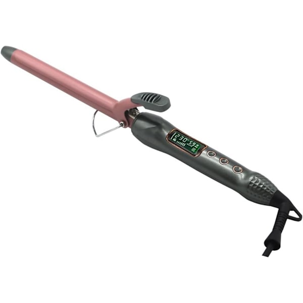 Cling Iron Hair Wand Dubbel Spänning Keramisk Turmalin 0,85-tums Tunna, Snabb Uppvärmning0,85-tums
