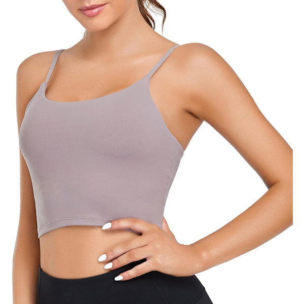 edy Dam Padded Sport-BH Fitness Träning Löpning Tröjor Yoga Linne