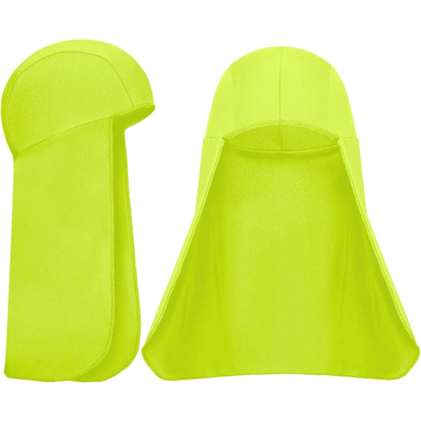 2-pack kylhuva elastisk solskydd hatt nackskydd