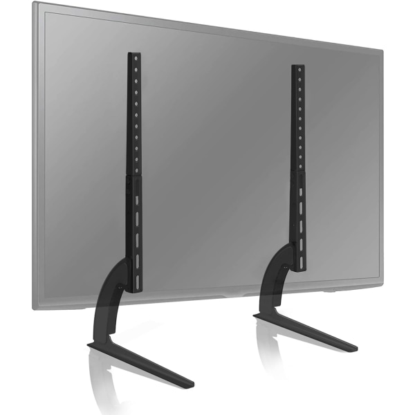 TR Universal Table Top TV-ställ för de flesta 27 30 32 37 40 42 47 50 55 60 65 tum Plasma LCD LED platt- eller böjd TV-skärm med höjdjustering, VESA