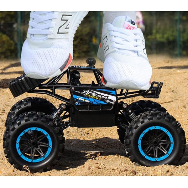 ersized RC-bilar 14 Off Road Monster Truck Metal Shell 4WD Rock Crawler Racing