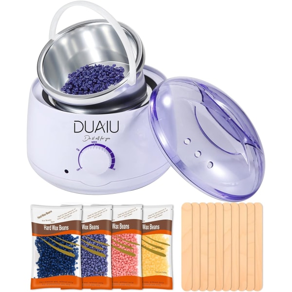 axing Kit DUAIU Wax Pot Home inklusive professionell vaxvärmare vaxvärmare med 4