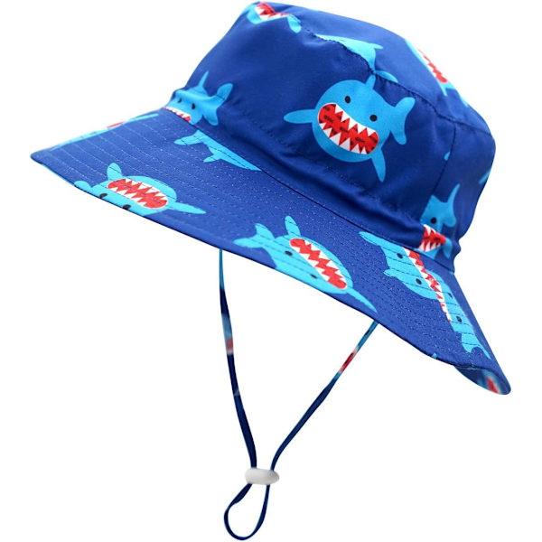 racy Toddler Kids UPF 50+ Solhatt Bred Brätte Solskydd Hattar för Baby Boys Girls Justerbar