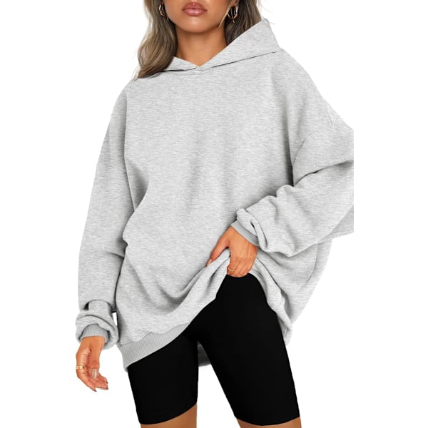 N Dam Oversized Hoodies Fleece Hooded Sweatshirts Casual Long Sleeve Pullover Loose Lightweight Fall Clothes