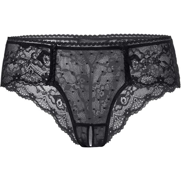 AMBRY Damunderkläder Kvinnor Spets Stretch Sexig Trosa Bikini Trosor Rosett Andningsbar Fashionabel