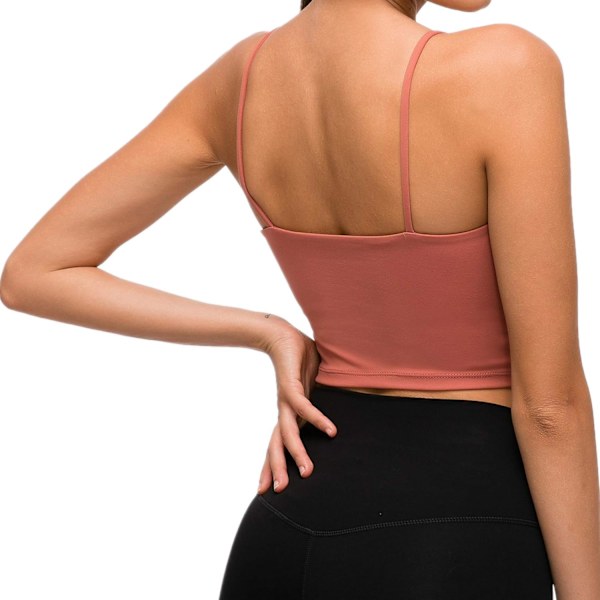 edy Dam Padded Sport-BH Fitness Träning Löpning Tröjor Yoga Linne