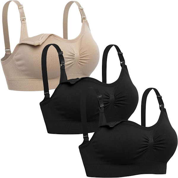 Laly Dam sömlös amningsbehå sovande moderskaps-bralette för amning