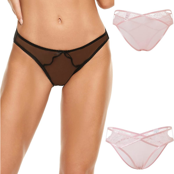 ABRIEL Dam Floral Spets Trosor G-string Underkläder T-Back Stretchig Spets Låg Midja Hipster Låg Midja Hipste 18