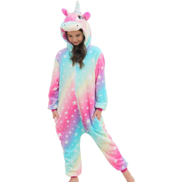 Ucorn Pyjamas Onesie djurdräkt för flickor