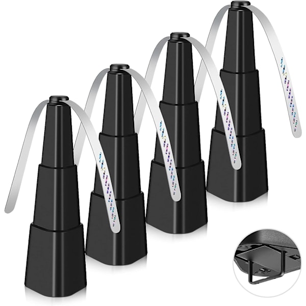 Fläktar, Repellent Utomhus Inomhus Håll Flugor Borta, Bordsskiva Fläkt Fly Spinner med Holografiska Blad för Picknick Uteplats Hem, 4 Pack 4 Pack