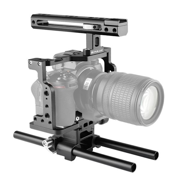 Hgry stabilisator för videokamera, med handtag och skena, för Nikon Z6 / Z7
