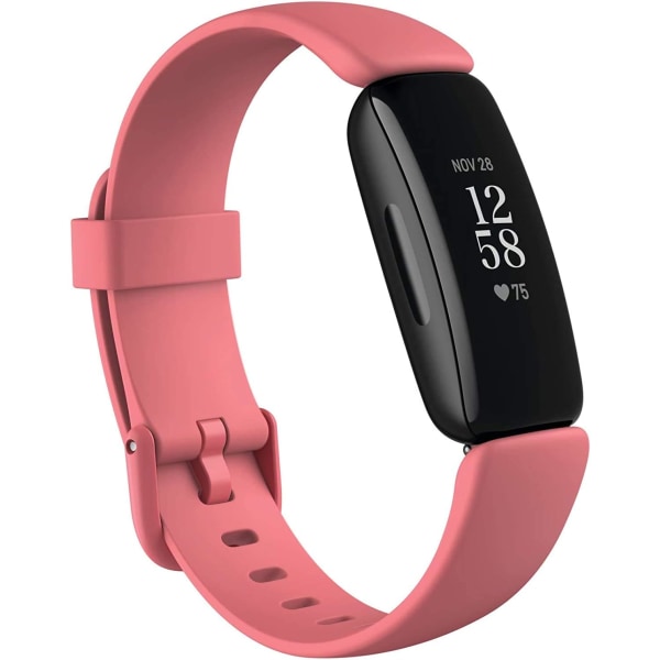 Inspire 2 Health and Fitness Tracker 24/7 Heart Rate, Svart/svart Desert Rose