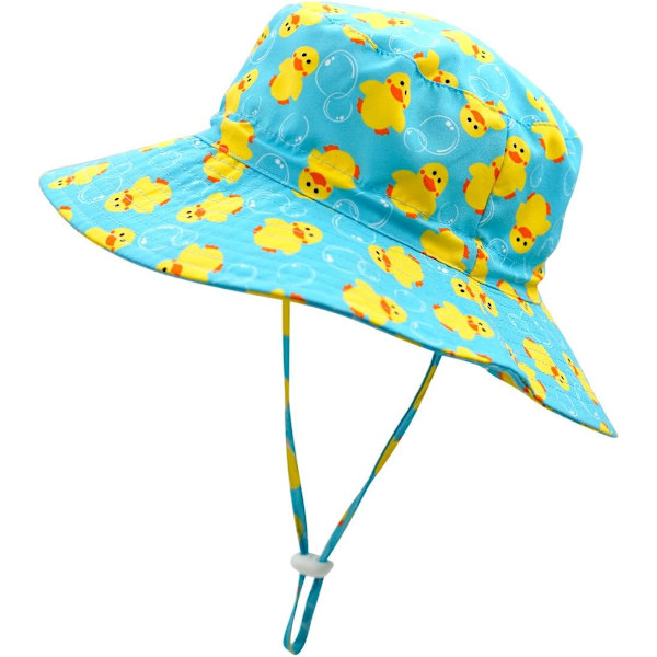 racy Barn Hatts UPF 50+ Solhatt Bred Brätte Solskydd Hattar för Baby Pojkar Flickor Justerbar