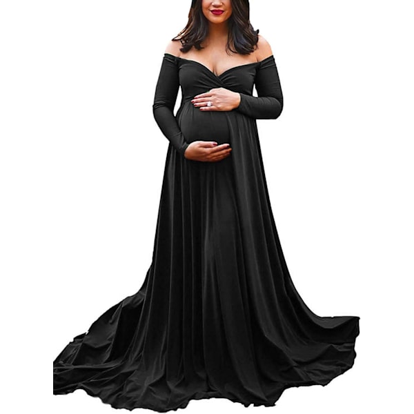 lax Maternity Off Shoulders Långärmad - B Large